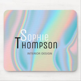 Moderne holografische flüssige Marmor Mousepad
