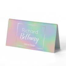Moderne Holografische Regenbogeneffekte Metallrahm