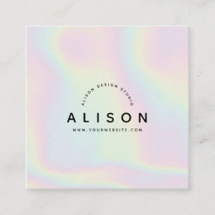 Moderne Holographische Visitenkarte