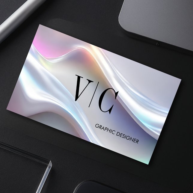 Moderne Holographische Visitenkarte (Von Creator hochgeladen)