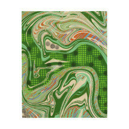 Moderne Holzmauer Kunst