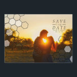 Moderne Honeycomb Save the Date | FOTO<br><div class="desc">Durch neu definierte Designs</div>