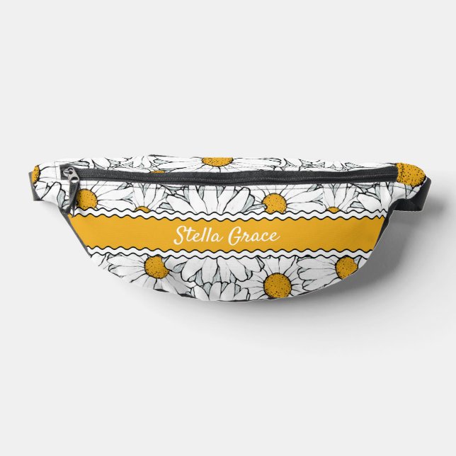 Moderne Hütte Daisy Art Muster Bauchtasche (Ablage )