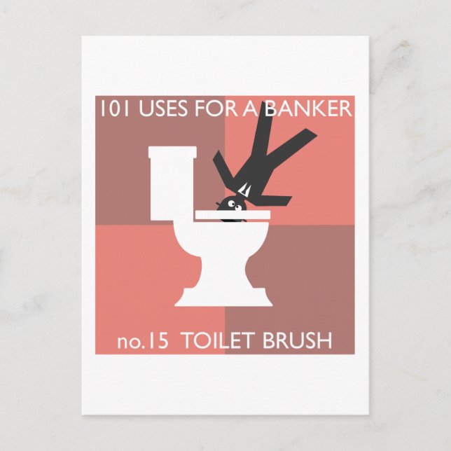 moderne Hygiene Postkarte (Vorderseite)