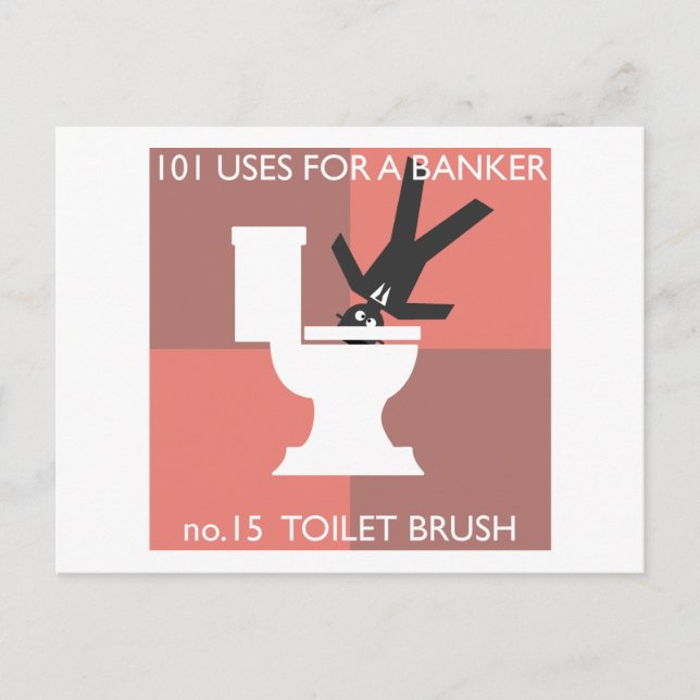 moderne Hygiene Postkarte (Vorderseite)