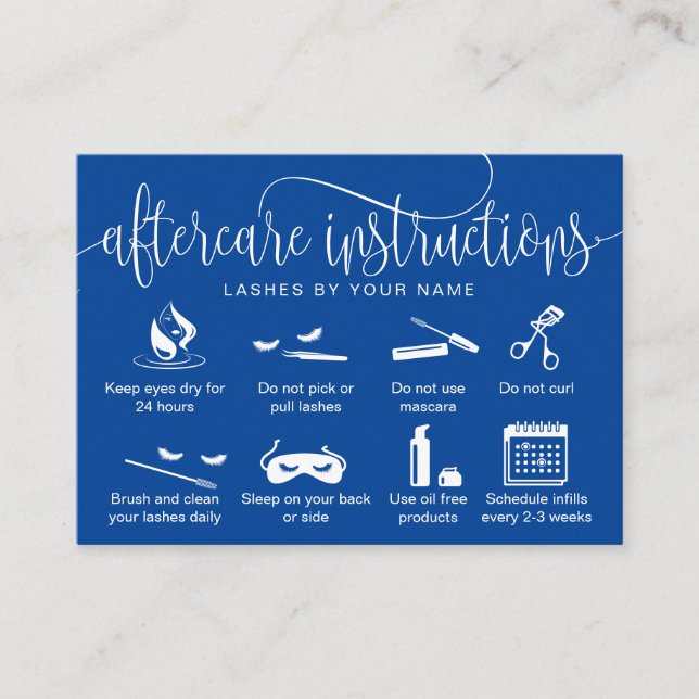 Moderne Icons für die Interfaces der Nachsorgekart Visitenkarte (Vorderseite)