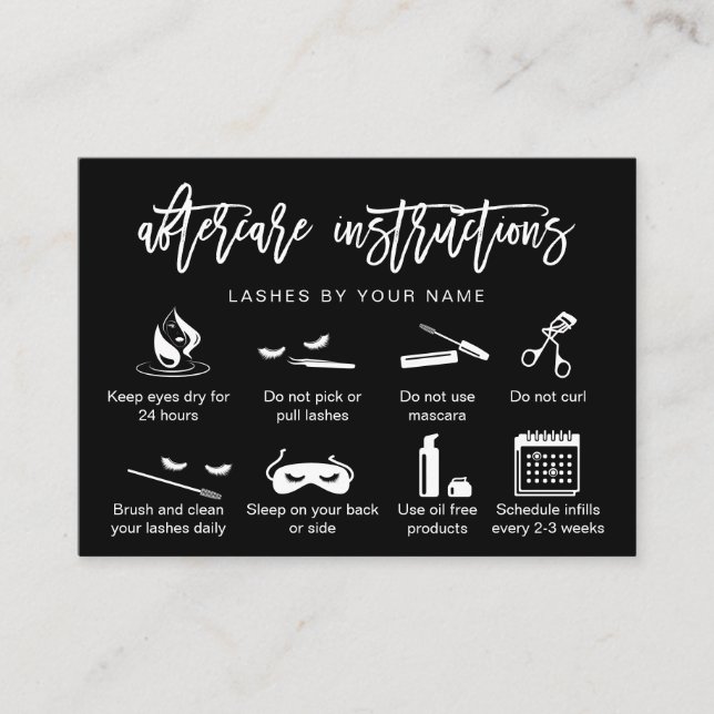 Moderne Icons für die Interfaces der Nachsorgekart Visitenkarte (Vorderseite)