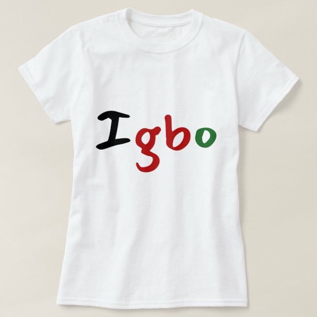 Moderne Igbo Trendy T-Shirt (Design vorne)