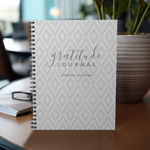 Moderne Ikat Motif Gratitude Journal CHOISIR COULE