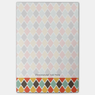 Moderne Ikat-Stammesmode Muster Post-it Klebezettel