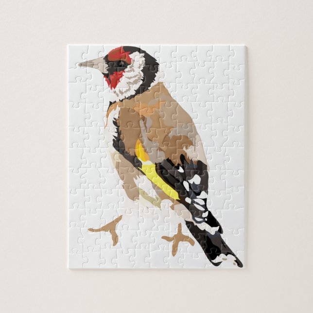 Moderne Illustration des Goldfinch (Vertikal)