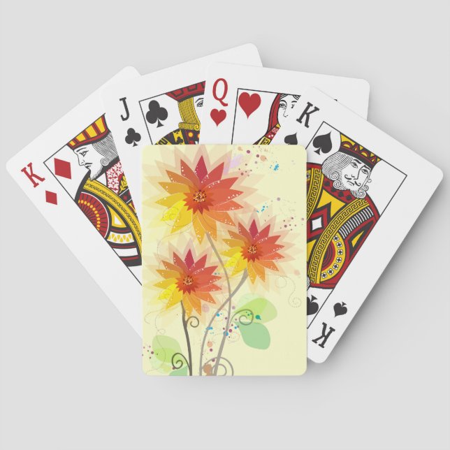 Moderne Illustration Spielkarten (Rückseite)