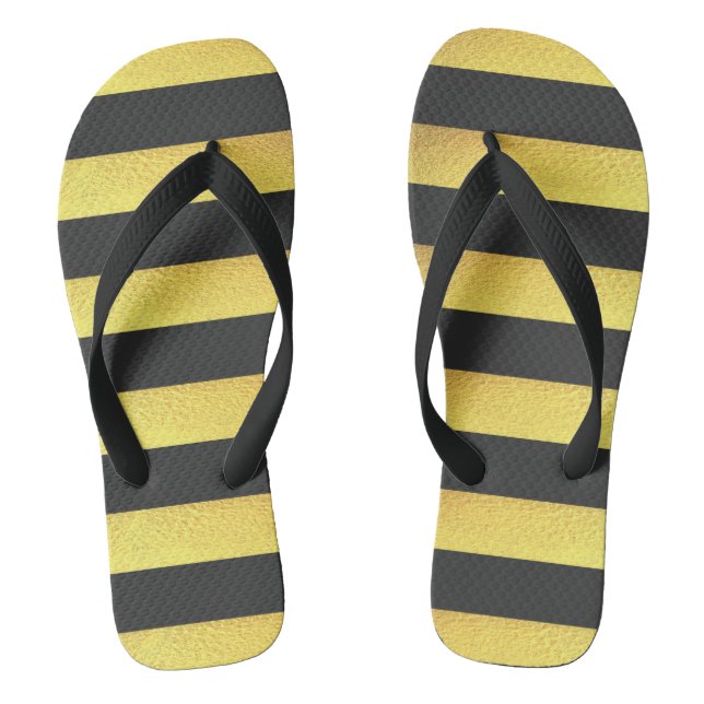 Moderne Imitat Goldrausch Flip Flops (Fußbett)