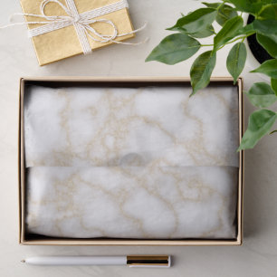 Moderne Imitate aus Marmor Gold Glitzer Seidenpapier