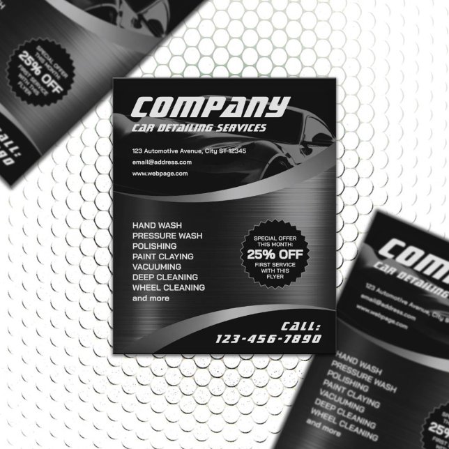 Moderne Imitate aus Metall Flyer (Von Creator hochgeladen)