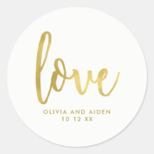 Moderne Imitate Gold auf der Weißen Hochzeit