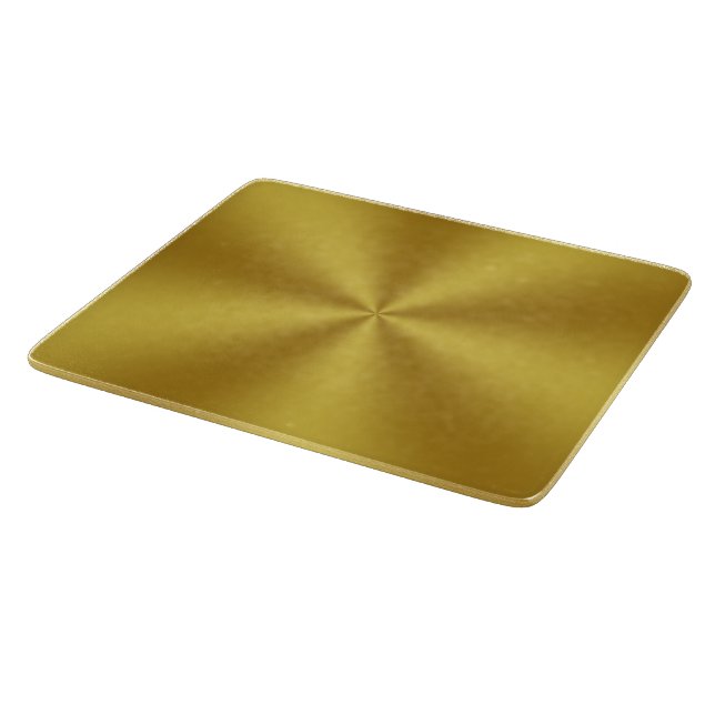 Moderne Imitate Gold Radial Muster Schneidebrett (Ecke)