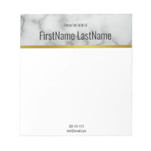 Moderne Imitate Grau Marmor vom Schreibtisch Notizblock