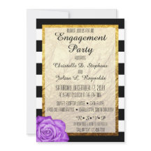 Moderne Imitate Lila Rose Gold Foods Engagement Pa