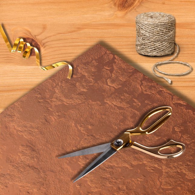 Moderne Imitate Metallische Kupferstruktur Seidenpapier (Von Creator hochgeladen)