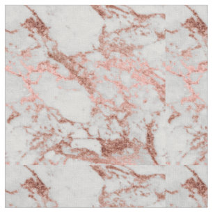 Moderne Imitate Rose Gold Glitzer Marmortextur Bil Stoff