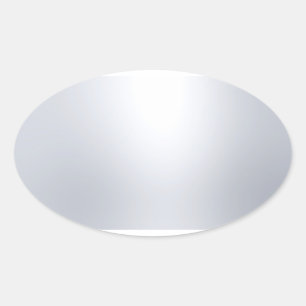 Moderne Imitate Silber Blank Template glamourös Ovaler Aufkleber