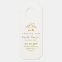 Moderne Immobilien im Stil von Elfenbein und Gold