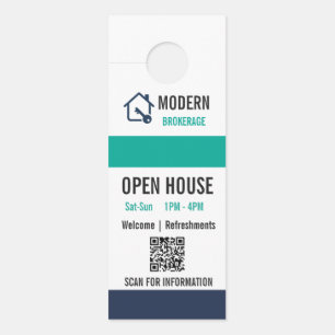 Moderne Immobilien Türanhänger