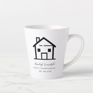 Moderne Immobilienmakler-Business Swag individuell Milchtasse