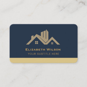 Moderne Immobilienmakler-Promotion für Immobilienm Visitenkarte