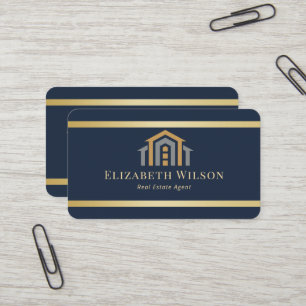 Moderne Immobilienmakler Promotional Immobilienmak Visitenkarte