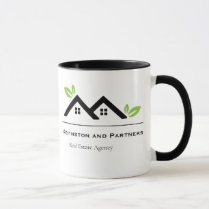 Moderne Immobilienmakler Werbeobjekt für Immobilie Tasse