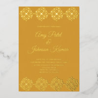 Moderne indische Mandala-Hochzeit