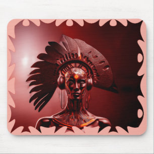 Moderne indische Prinzessin Mousepad