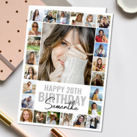 Moderne, individuelle Collage | Foto Geburtstag