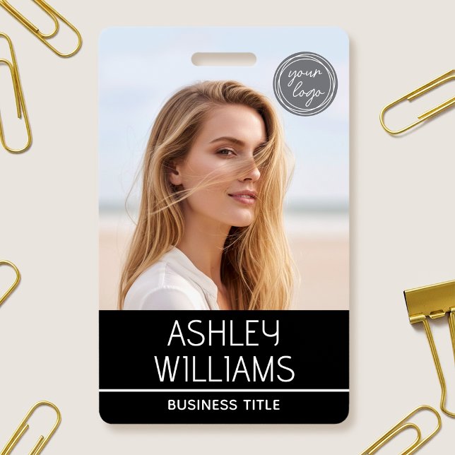 Moderne individuelle Foto-Farb-Logo-Mitarbeiter Sc Ausweis (Von Creator hochgeladen)