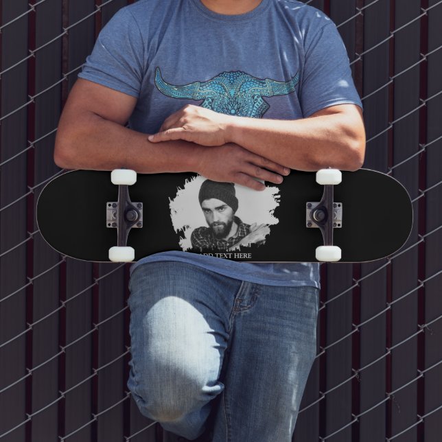 Moderne individuelle geätzte Fotoeffekte Skateboard (Außenbereich 3)