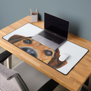 Moderne individuelle Hunde-Foto Schreibtischunterlage