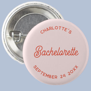 Moderne individuelle Junggesellinnenabschied Party Button