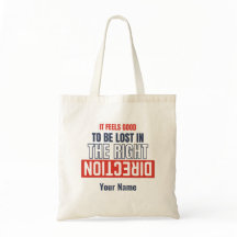 Moderne Individuelle Name Backpacker Tote Bag