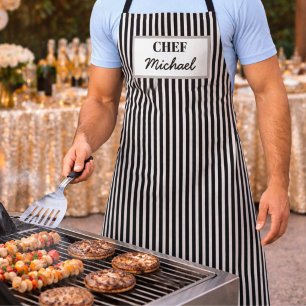 Moderne individuelle personalisierte Chefkoch-Schw Schürze