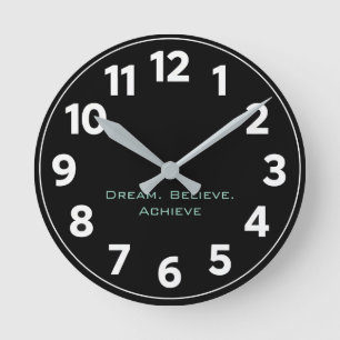 Moderne Inspirierende Wanduhr