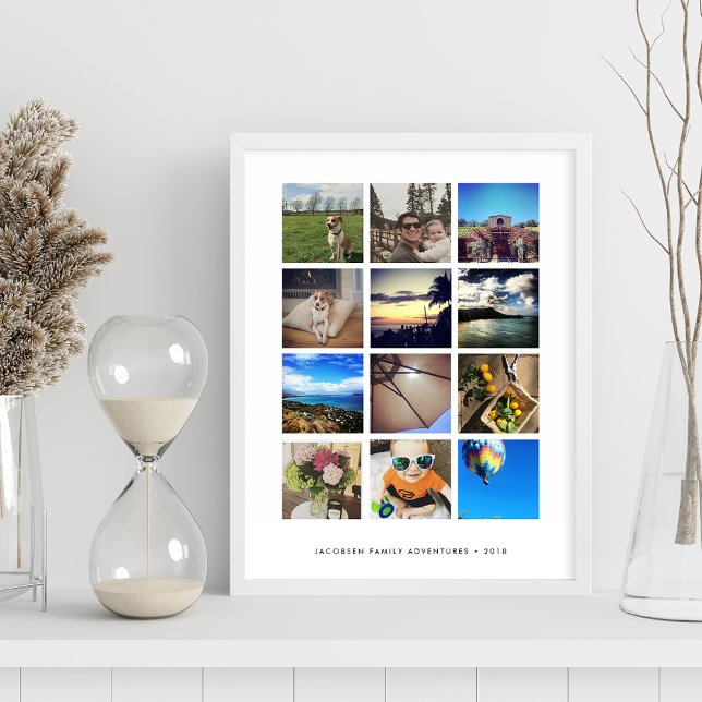 Moderne Instagramm-FotoCollage Poster (Von Creator hochgeladen)