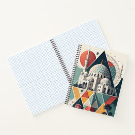 Moderne Islamische Geometrische Kunst Architektur Notizbuch