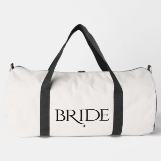 Moderne Ivory Celestial Bridal Weekend Travel Bag Duffle Bag
