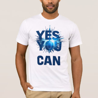 Moderne "Ja, du kannst" Motivations-Kinetik  T-Shirt