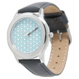 Moderne japanische geometrische Musterung Armbanduhr