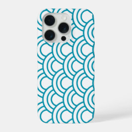 Moderne japanische geometrische Musterung iPhone 15 Pro Hülle