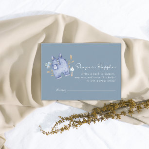 Moderne Jeansblaue Jeansstreifen Baby Shower Begleitkarte
