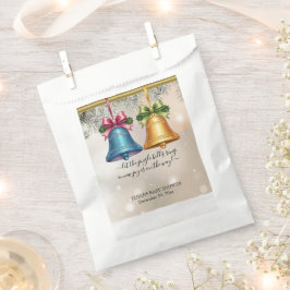 Moderne Jingle Bells Christmas Ornament Baby Showe Geschenktütchen